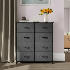 Beyshti3az Taus Chest Of Drawers Fabric Dresser Tall Storage With 8 Bedroom