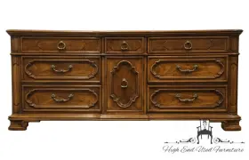 7811-140 Thomasville Furniture Legacy Collection Italian Mediterranean Style 71 Inch Tripl