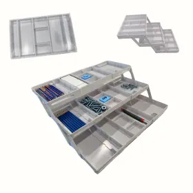 Vth202409 Thrivehive 3 Tier Drawer Organizer Multi Level Smart For Desk Expanda