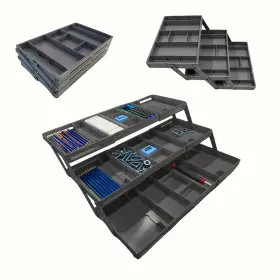 Vth202410 Thrivehive 3 Tier Drawer Organizer Multi Level Smart For Desk Expanda