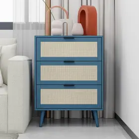 Ggit182va-0wsa8l8z4ddqxvxju0e Tzou 3 Dresser Drawer Chest Home Office Storage Cabinets One Size Blue