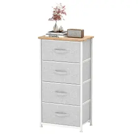 Uforic 199449589488 C Moda Negra Para Habitacion De Tela Con 4 Cajones Gavetas Organizar Ropa Cuarto