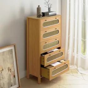 Dvuforictcgp6 Uforic Cajonera Para Ropa De Madera Con 5 Cajones Comoda Muebles Modernas El Dormitorio