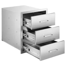 Ss-gl-01 Uimoso Modular Chest Of Drawers 18.11 Inch W X 23.23 D H With Triple Access Ss-gl-01 Uimoso Modular Chest Of Drawers 18.11 Inch W X 23.23 D H With Triple Access