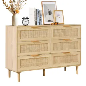 Tbctj6cymsbdpjdy8 Uimoso Rattan Drawer Dresser Natural Closet 6 Drawers For Bedroom Tbctj6cymsbdpjdy8 Uimoso Rattan Drawer Dresser Natural Closet 6 Drawers For Bedroom