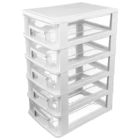 E8bnkh05d06110 Ukcoco 5-layer Transparent Drawer Storage Cabinet Portable 5 Plastic Storag