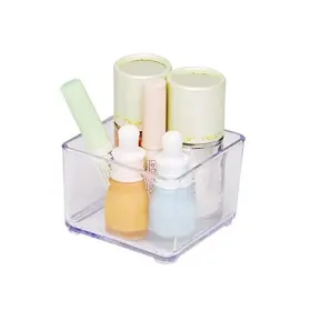 Udgchcrystal01 Underdog Makeup Organizer Clear Drawer 1 Compartment Crystal01