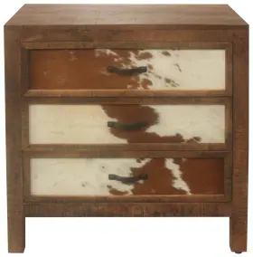 Cvfnr5027 Universal Lighting And Decor Ft. Worth 30 Inch Wide Brown Cowhide 3-drawer Accent Chest Cvfnr5027 Universal Lighting And Decor Ft. Worth 30 Inch Wide Brown Cowhide 3-drawer Accent Chest