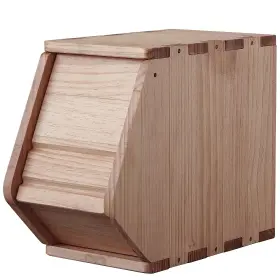 B0bw9f9gx3 Unununu Stackable Solid Wood Storage Chest Hall Entryway Cabinet Bins With Lids Modul