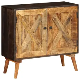 246161 Vidaxl Sideboard Buffet Cabinet With Storage For Kitchen Solid Wood Mango