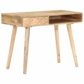 289636 Vidaxl Dressing Table Natural Mango Wood Solid Medium