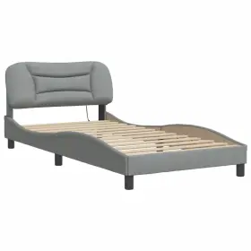 3213734 Vidaxl Bed Frame Light Grey