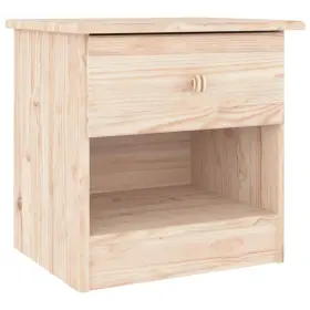 353913 Vidaxl Bedside Cabinet Nightstand End Table Living Room Bedroom Solid Wood Pine