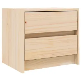 836135 Vidaxl Bedside Tables With Drawer Pine Wood Wooden Nightstand Bedroom Surface