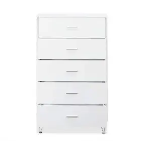 86897364 Wetiny 5-drawer White Chest Of Drawers 32 Inch X 16 52 H
