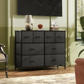 Asng078bl Wlive Dresser For Bedroom With 8 Drawers Wide Fabric Storage And Organiza #2