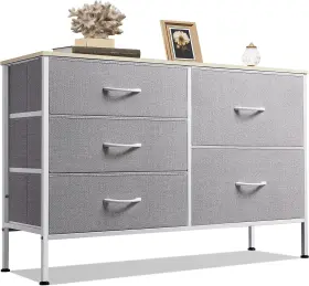 Asng081lgr Wlive Dresser For Bedroom With 5 Drawers Wide Drawer Organizers Asng081lgr Wlive Dresser For Bedroom With 5 Drawers Wide Drawer Organizers