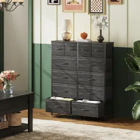 Asng092dk2 Wlive Tall Dresser For Bedroom With 12 Drawers Dressers And Chests Of #3