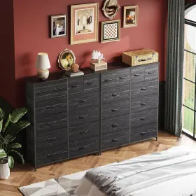 Asng092dk2 Wlive Tall Dresser For Bedroom With 12 Drawers Dressers And Chests Of