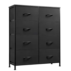Asng506 Wlive Fabric Dresser For Bedroom Tall With 8 Drawers Storage Tower F