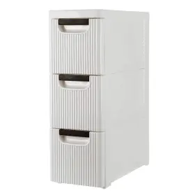Yeysynana 711731206042 Dresser Storage Drawer Units Narrow Rolling Cabinet Plastic 3-drawer