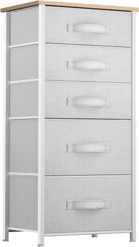Yitahome 711181264661 5 Drawers Dresser Vertical Fabric Storage Tower Organizer Unit For Li