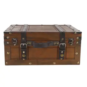 Yunir Yunirmnfht7v4ki-12 Storage Chest Portable Vintage Wooden Multifunctional Wood Trun