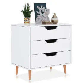 Zerder 737494021135 Wooden Dresser For Bedroom With 3 Drawers Chest Organizer Living Room B Zerder 737494021135 Wooden Dresser For Bedroom With 3 Drawers Chest Organizer Living Room B