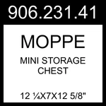 Ikea Moppe Mini Storage Chest Birch Plywood X7X12 5/8" 906.231.41. Fixed Price $106.99.