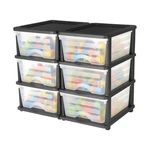 Vevor 2 Pack Plastic Storage Drawers Dresser Organizer Bins 6. Fixed Price $55.49.