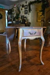 Vintage Ethan Allen Pembroke Table French Country Drop Leaf With Drawer Wood. Fixed Price $495.00.