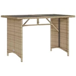 Garden Table With Glass Top - Available In Various Colors Vidaxl. Fixed Price $86.99.