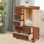 5 Drawers Wooden Storage Dressers Chests Of For Bedroom Home. Fixed Price $189.88.