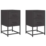 Bedside Cabinet Storage End Table Bedroom Living Furniture Steel Vidaxl. Fixed Price $308.99.