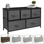 Sorbus Dresser With 5 Drawers, Furniture Storage Chest Unit For Bedroom, Office. Fixed Price $83.99.