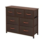 AZL1 Life Concept Storage Organizer 7-DRAWER Closet Shelves Sturdy Frame Coffee. Fixed Price $136.93.