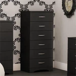 South Shore Maddox 6 Drawer Lingerie Chest Black. Fixed Price $377.99.