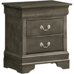 Glory Furniture Louis Phillipe 2 Drawer Nightstand In Gray. Fixed Price $154.70.