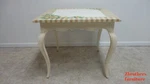 Lexington French Country Paint Decorated Dinette Card Dining Room Table. Fixed Price $445.50.
