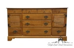 Ethan Allen Heirloom Nutmeg Maple Colonial Early American 62" Triple Door Dre.... Fixed Price $1199.99.