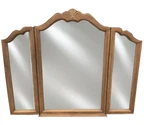 Ethan Allen Country French Tri-fold Dresser Mirror 26-5220-246 Beautiful & Heavy. Fixed Price $459.00.