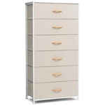 Crestlive Products Dresser For Bedroom 6 Drawers Tall Chest Of Fabric. Fixed Price $147.86.