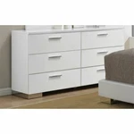 Acme Lorimar 6 Drawer Dresser In White. Fixed Price $842.99.