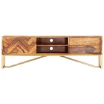 Tv Stand Unit Sideboard Console Media Cabinet Solid Acacia Wood Vidaxl. Fixed Price $264.99.