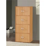 Hodedah HID44 Beech 8 Door Storage Cabinet. Fixed Price $125.88.