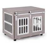 31.5 Dog Crate Furniture W/sliding Barn Door For Living Bedroom, Hallway. Fixed Price $109.99.