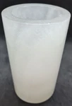 Natural White Onyx Oriental Cylindrical Jar Storage, DIAMETER:3" & HEIGHT:5". Fixed Price $34.29.