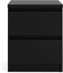 Tvilum, 2 Nightstand For Bedroom, Handle-free Drawers, Black. Fixed Price $115.83.