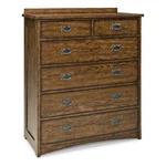 Pemberly Solid Oak Wood Contemporary 6-DRAWER Chest In Brown. Fixed Price $1264.29.