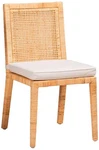 Sofia Natural Wood Rattan Dining Chair. Fixed Price $288.00.